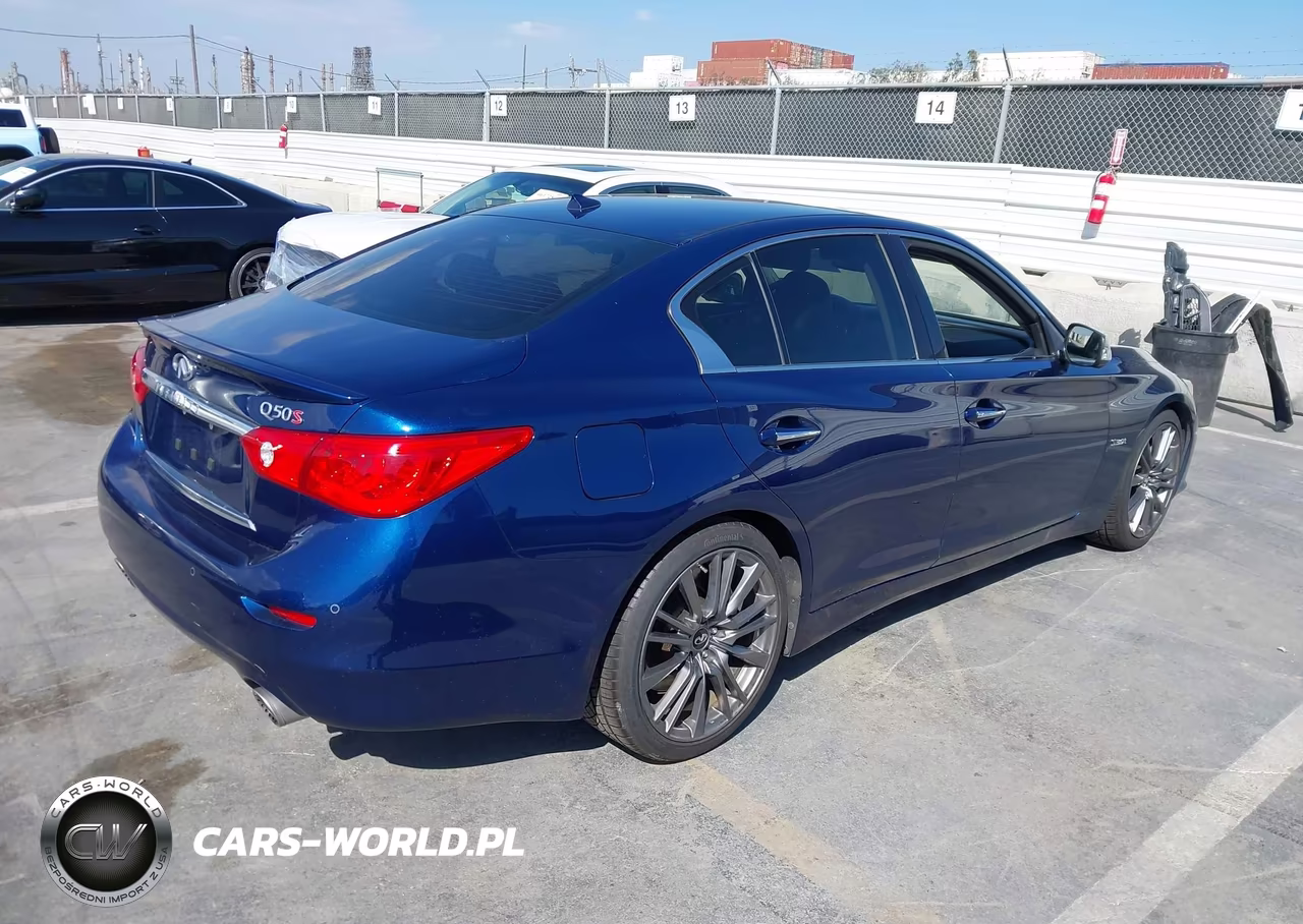 2016 Infiniti Q50 3.0T Red Sport 400 VIN:JN1FV7AP4GM420267 - 4