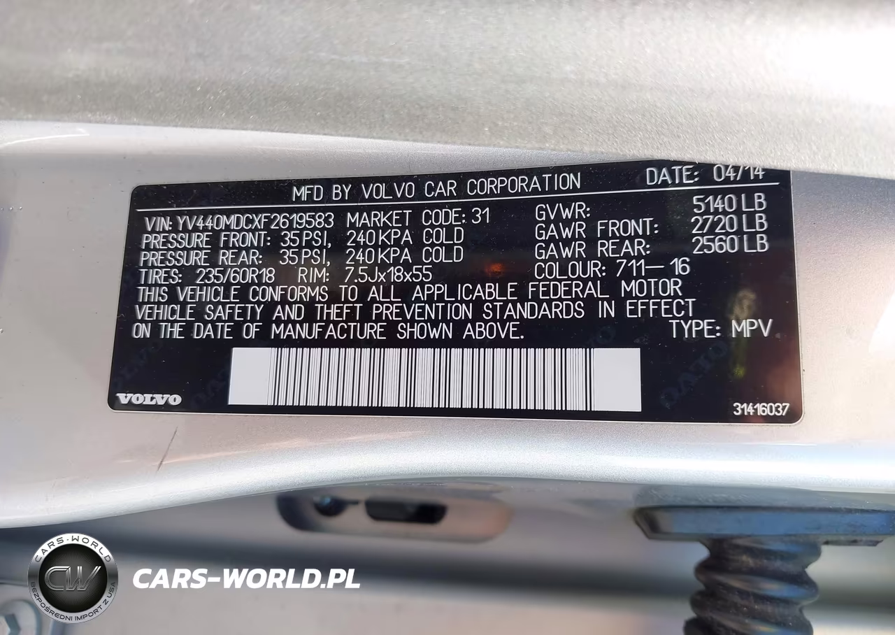 2015 Volvo Xc60 T5 Premier Plus VIN:YV440MDCXF2619583 - 9