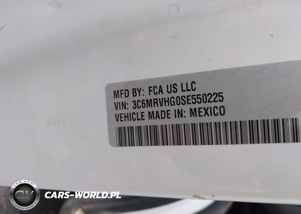 2025 Ram Promaster 3500 Tradesman High Roof 159 Wb W-Pass Seat VIN:3C6MRVHG0SE550225 - 9