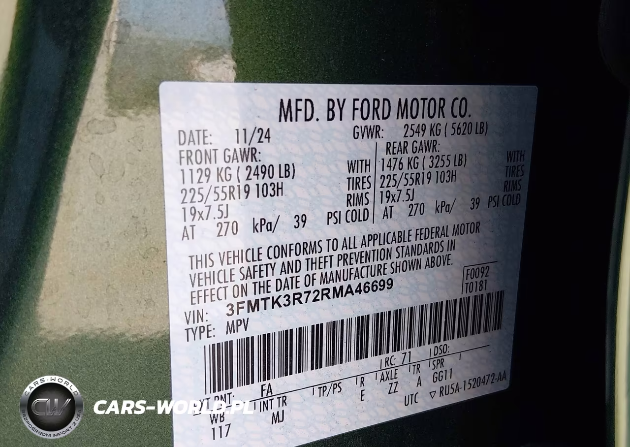 2024 Ford Mustang Mach-E Premium VIN:3FMTK3R72RMA46699 - 9