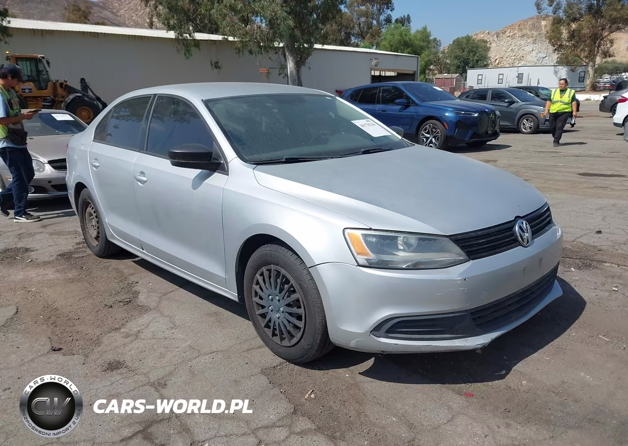 2014 Volkswagen Jetta 2.0L S VIN:3VW2K7AJ3EM248120 - 1