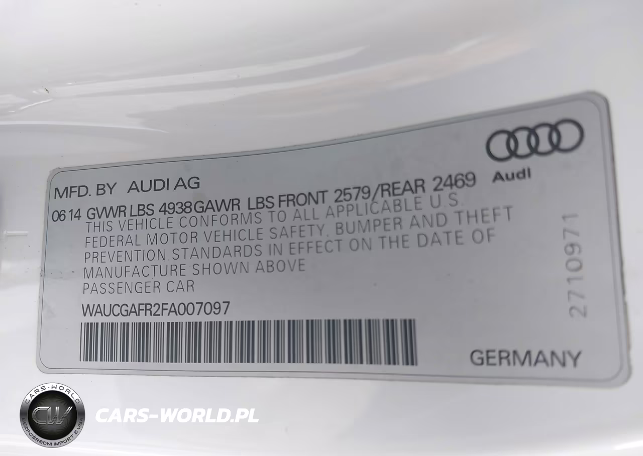 2015 Audi S5 3.0T Premium Plus VIN:WAUCGAFR2FA007097 - 9