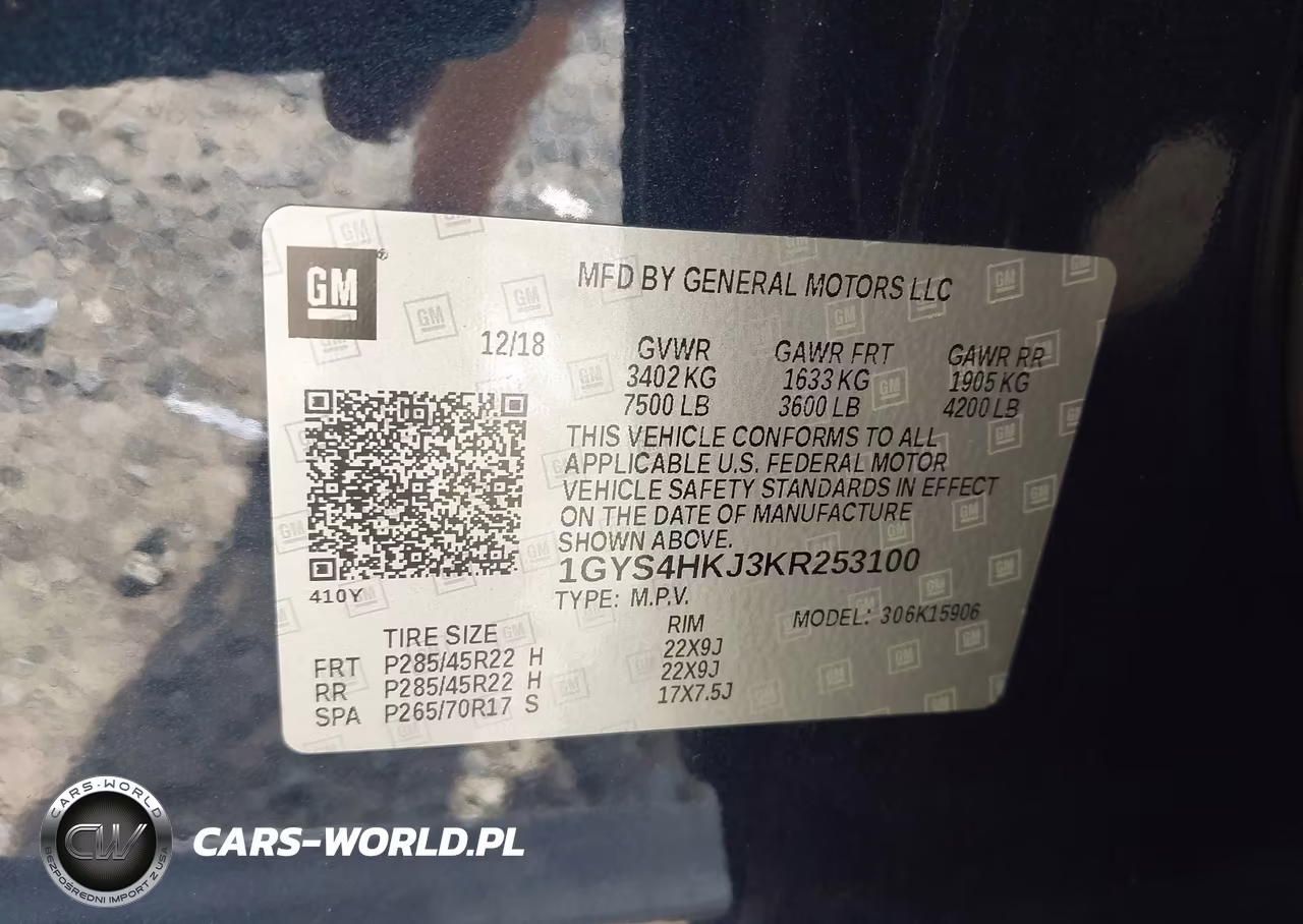 2019 Cadillac Escalade Esv Luxury VIN:1GYS4HKJ3KR253100 - 9