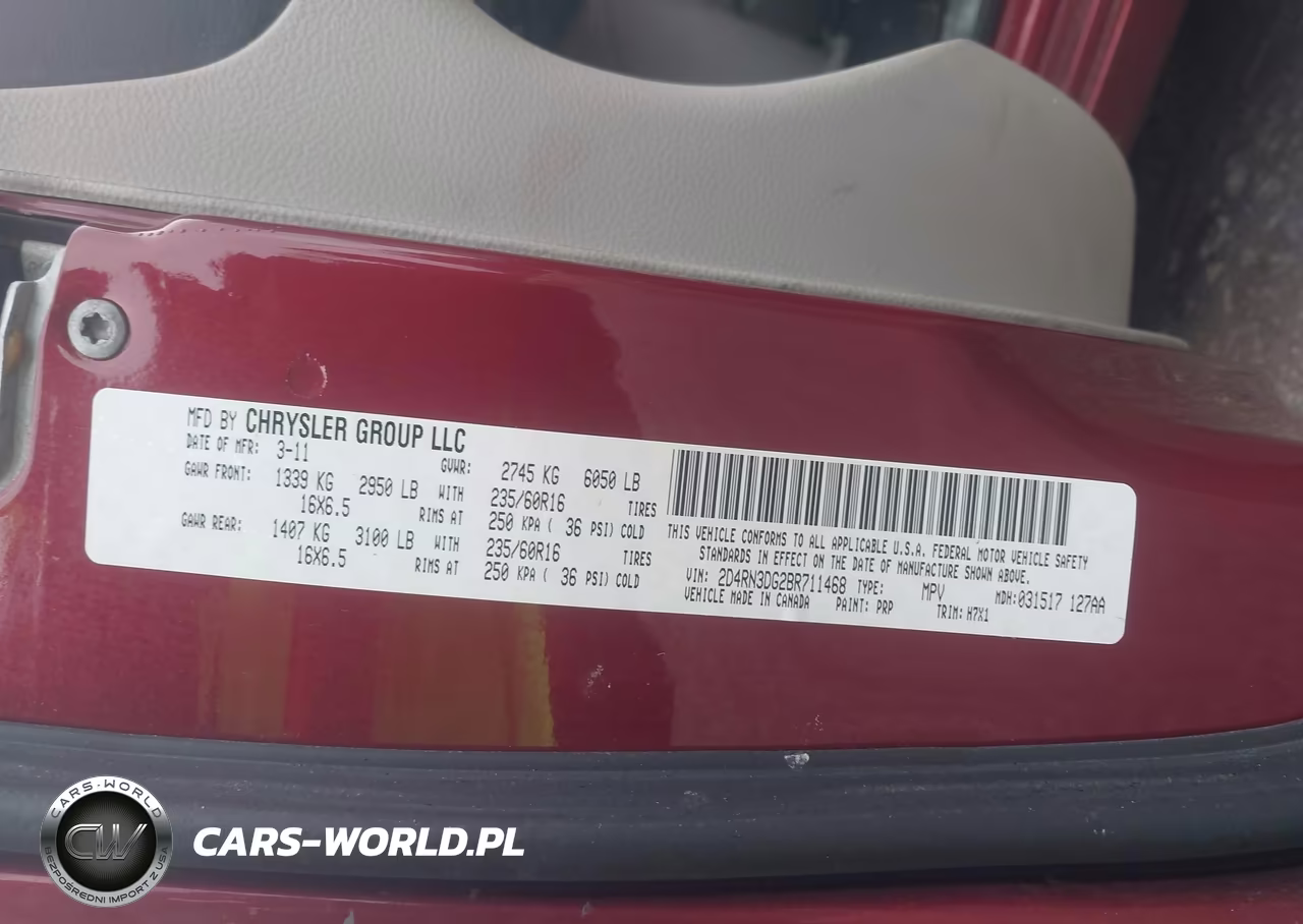 2011 Dodge Grand Caravan Mainstreet VIN:2D4RN3DG2BR711468 - 9