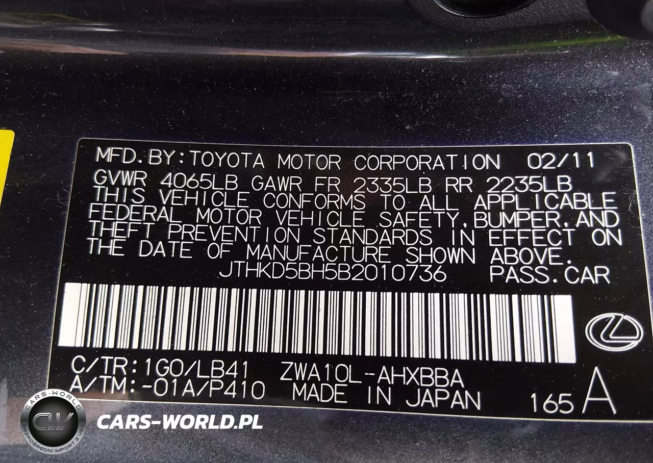 2011 Lexus Ct 200H Premium VIN:JTHKD5BH5B2010736 - 9