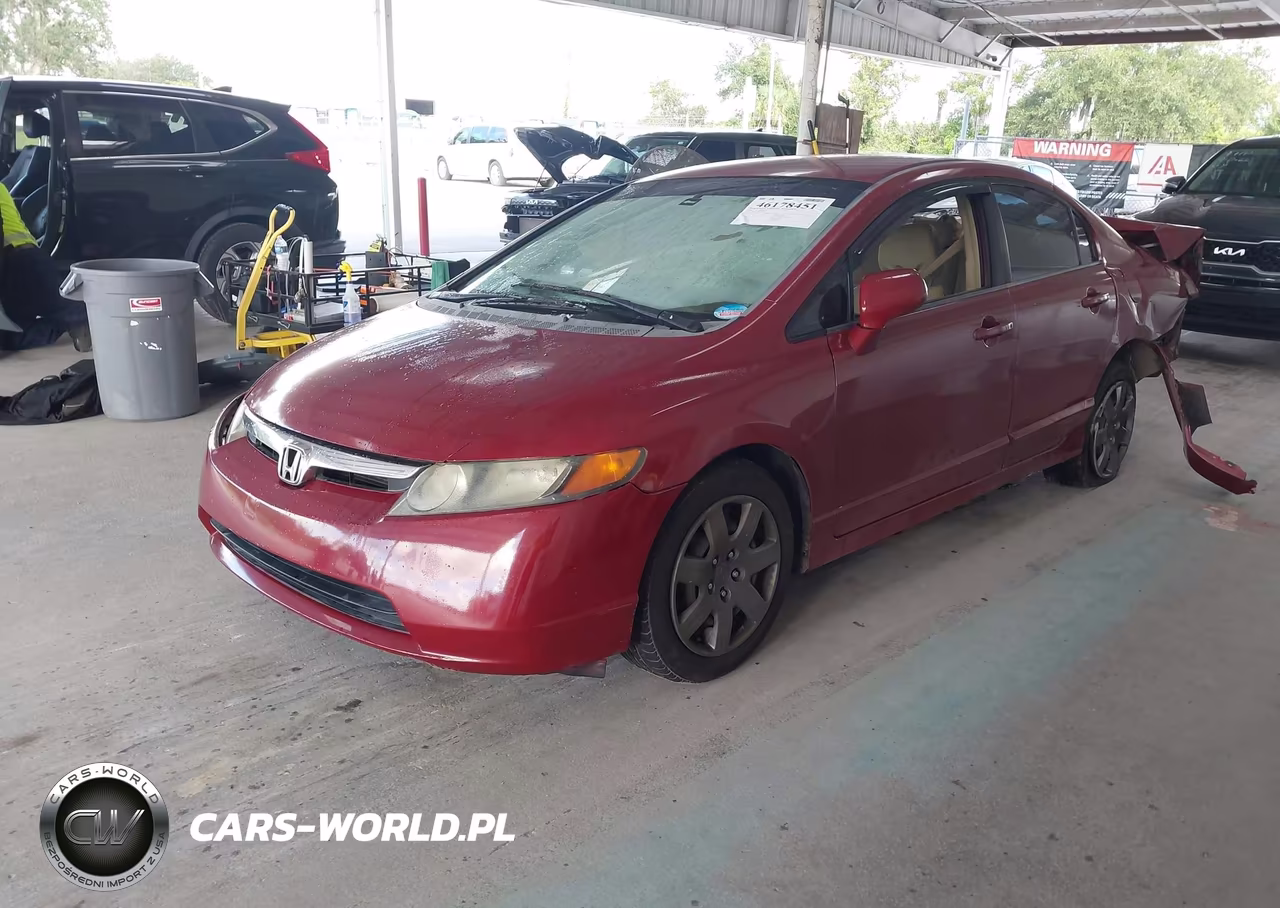 2008 Honda Civic Lx VIN:1HGFA16588L012330 - 2