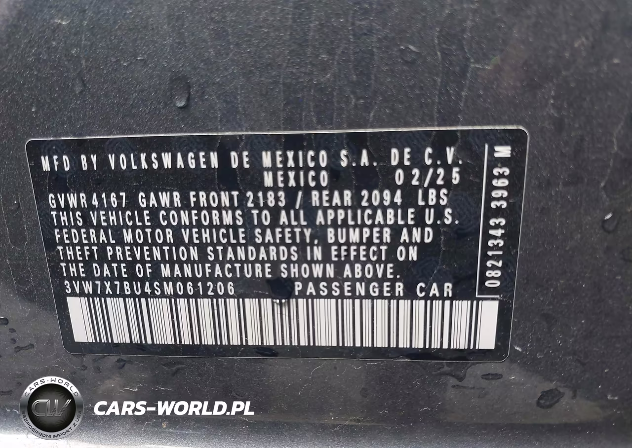 2025 Volkswagen Jetta 1.5T Se VIN:3VW7X7BU4SM061206 - 9