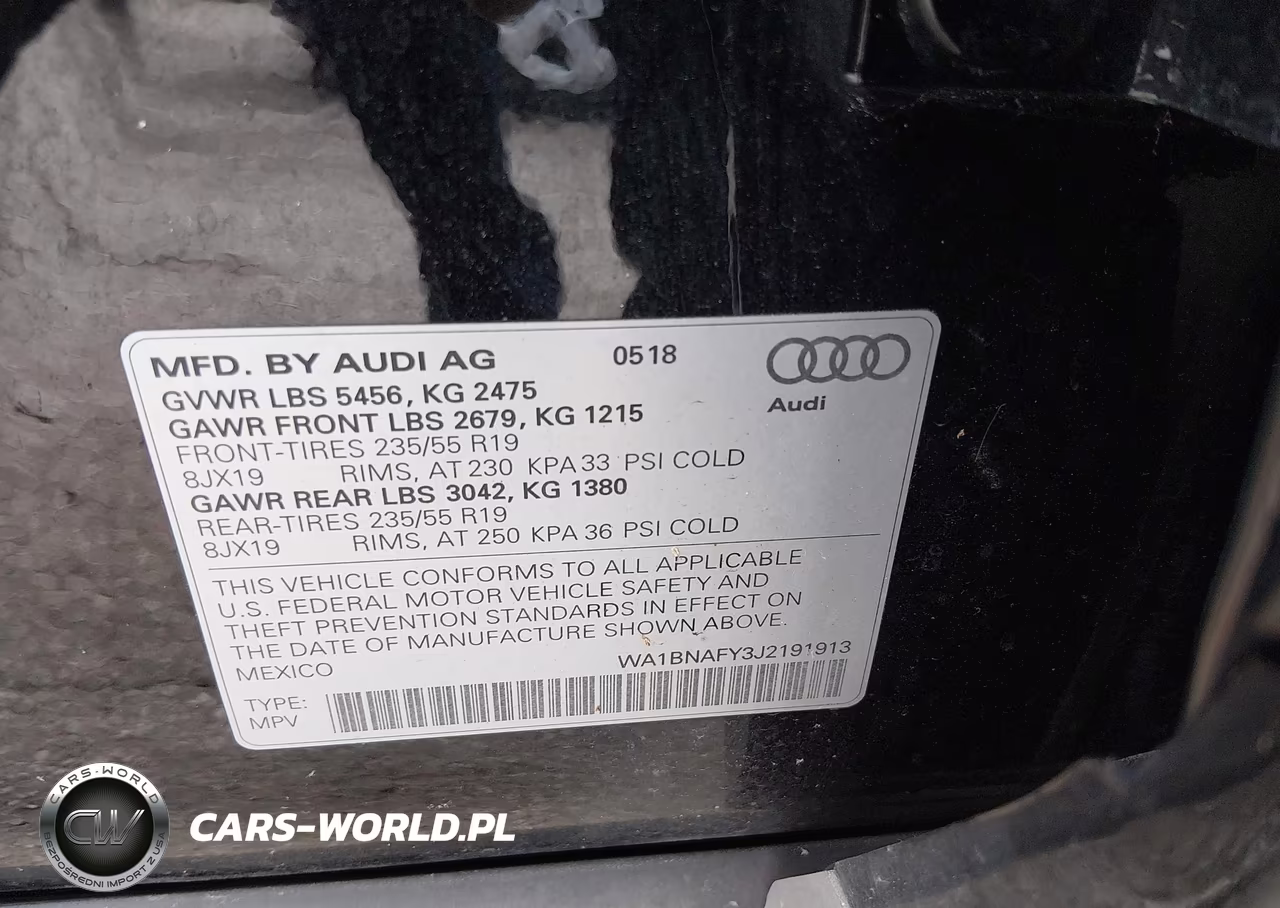 2018 Audi Q5 2.0T Premium-2.0T Tech Premium VIN:WA1BNAFY3J2191913 - 9