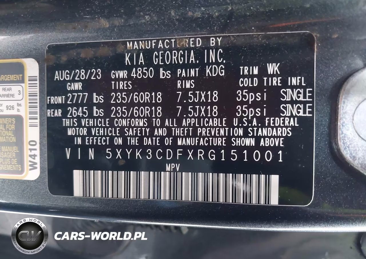 2024 Kia Sportage Ex VIN:5XYK3CDFXRG151001 - 9