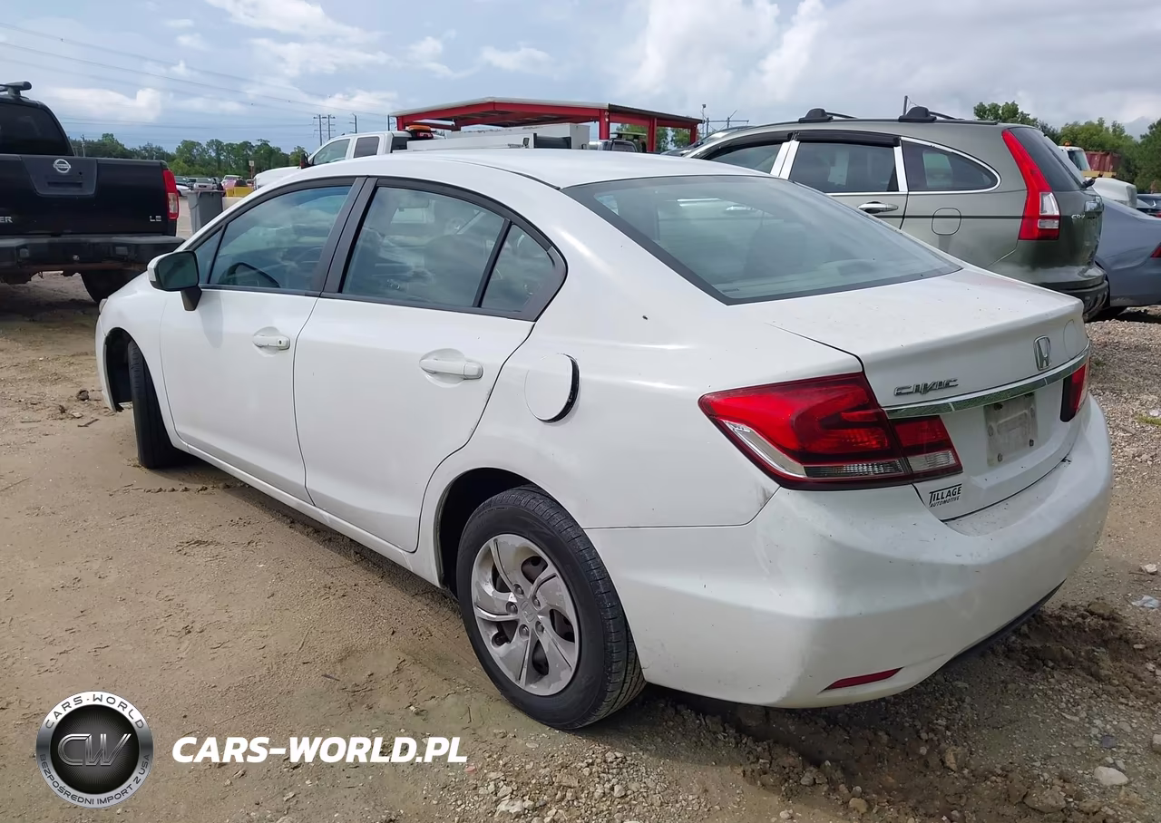 2014 Honda Civic Lx VIN:19XFB2F5XEE021455 - 3