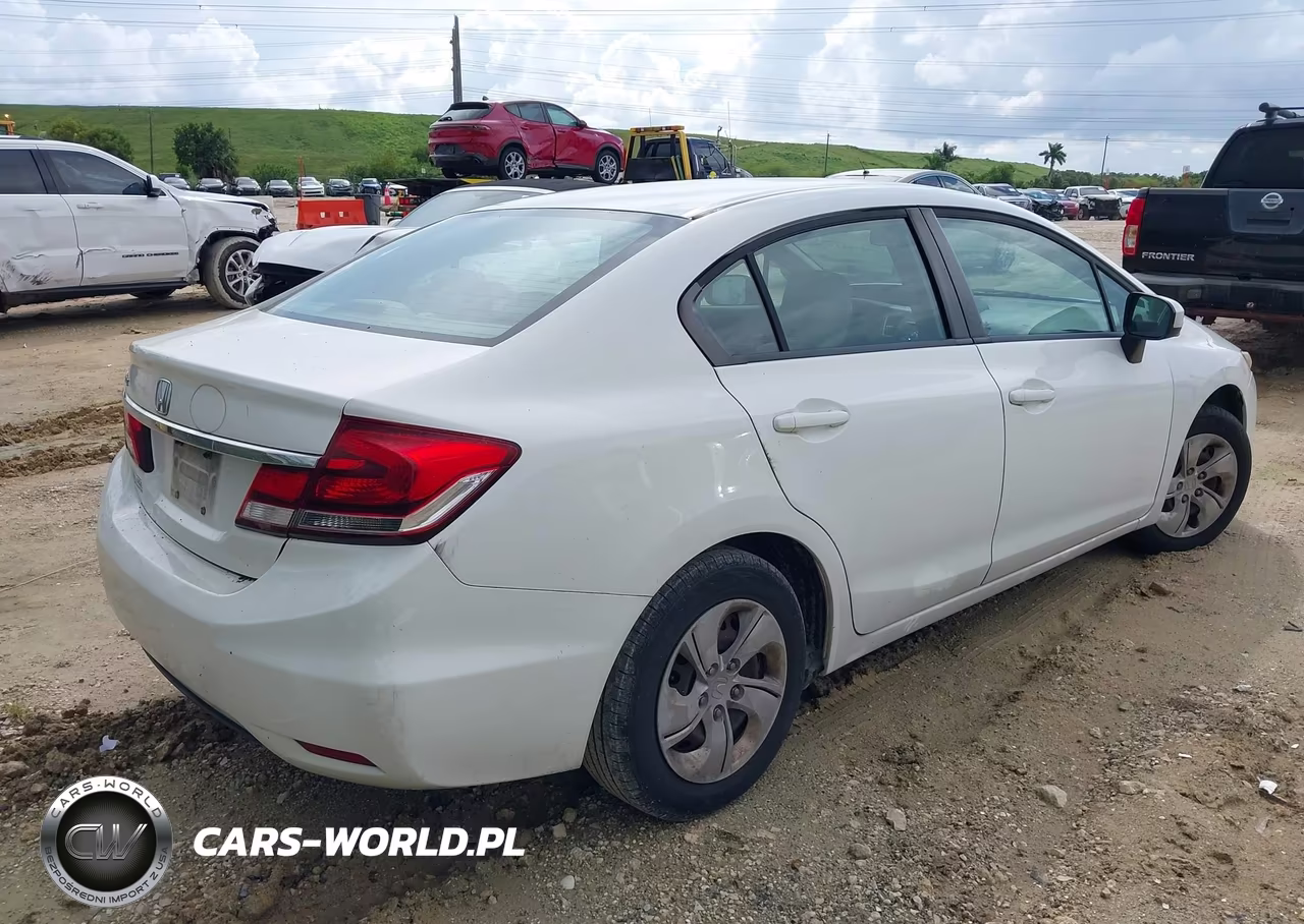 2014 Honda Civic Lx VIN:19XFB2F5XEE021455 - 4