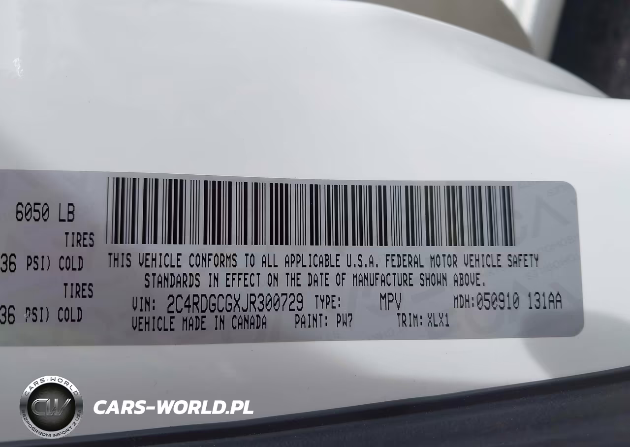 2018 Dodge Grand Caravan Sxt VIN:2C4RDGCGXJR300729 - 9