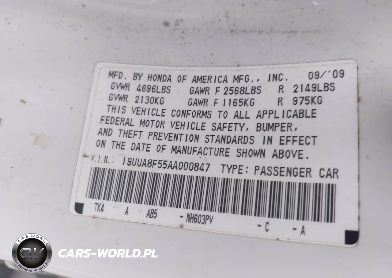 2010 Acura Tl 3.5 VIN:19UUA8F55AA000847 - 9