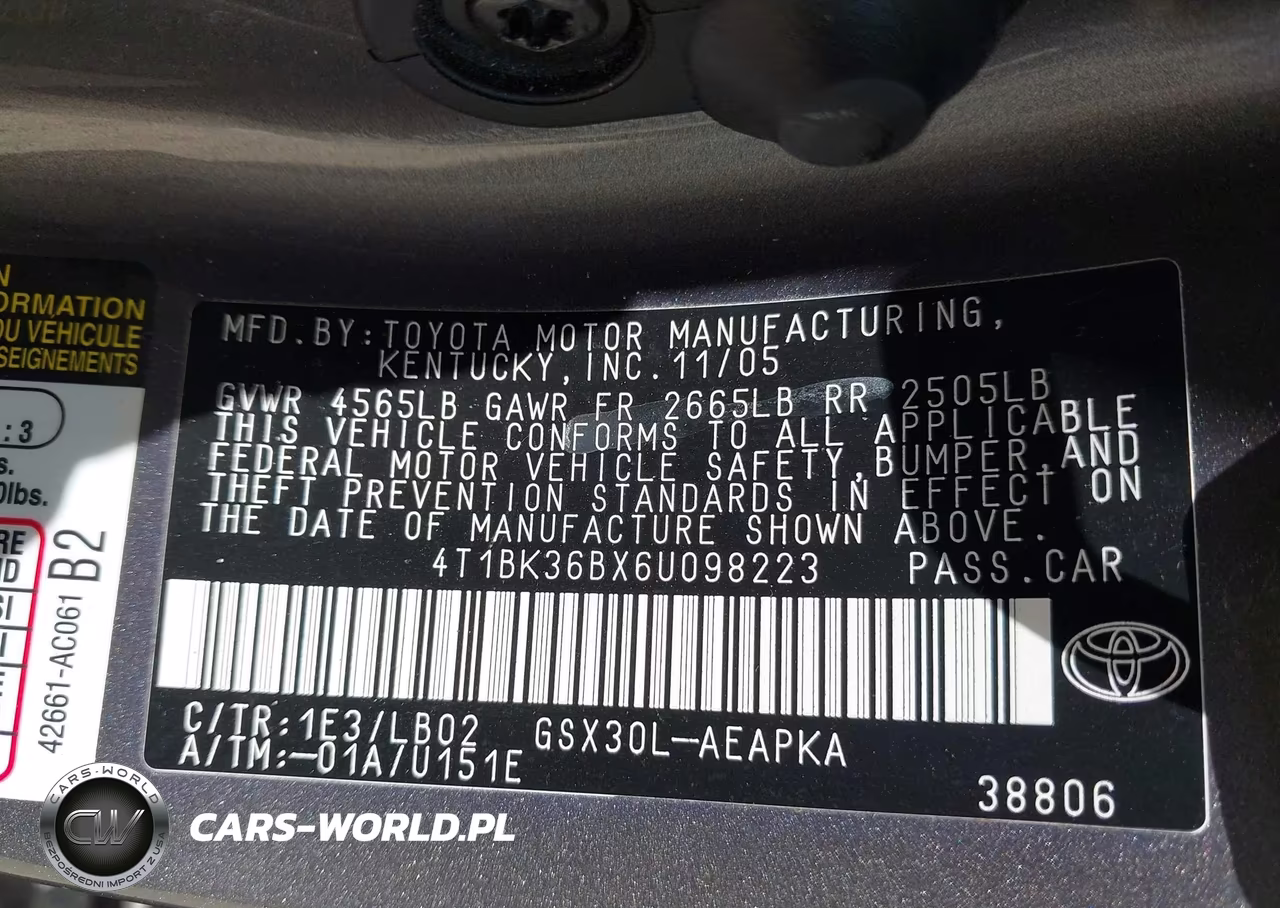 2006 Toyota Avalon Limited VIN:4T1BK36BX6U098223 - 9