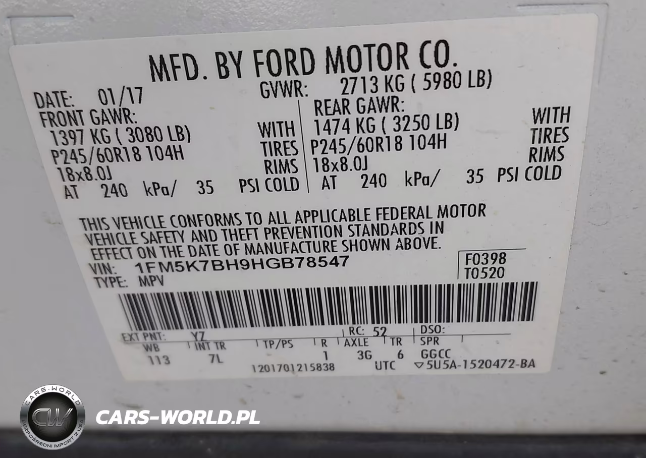 2017 Ford Explorer VIN:1FM5K7BH9HGB78547 - 9