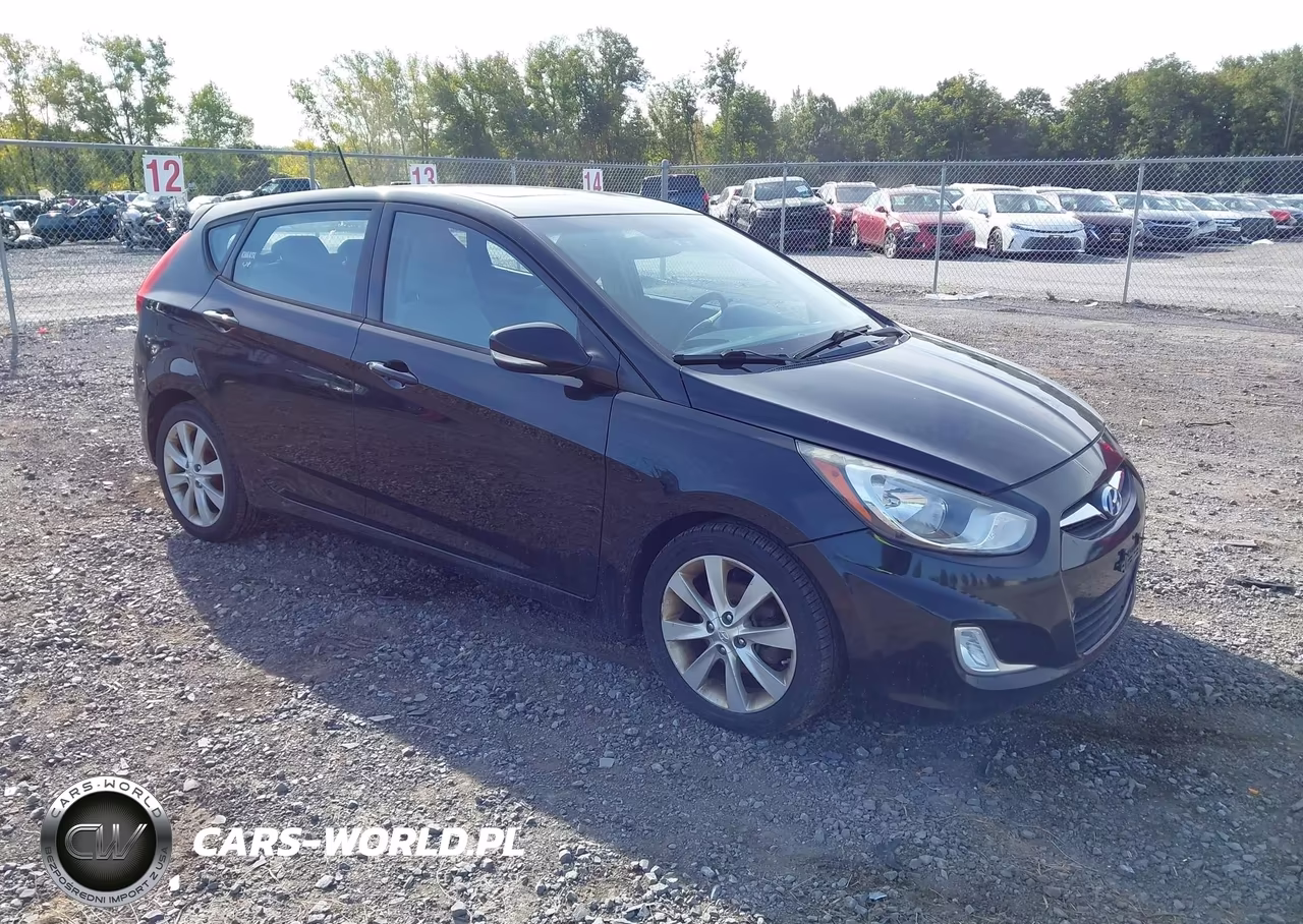 2013 Hyundai Accent Se VIN:KMHCU5AE6DU085333 - 1