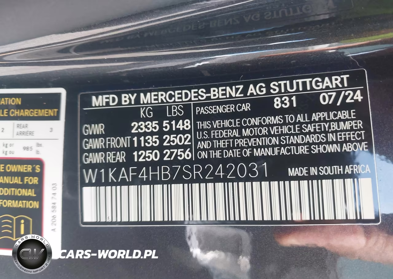 2025 Mercedes-Benz C 300 VIN:W1KAF4HB7SR242031 - 9