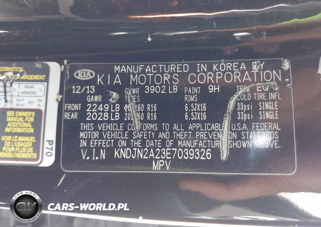 2014 Kia Soul VIN:KNDJN2A23E7039326 - 9