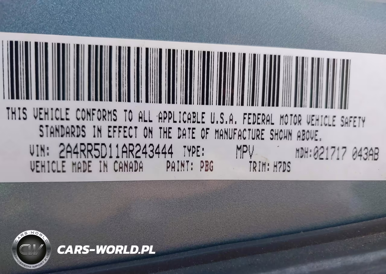 2010 Chrysler Town & Country Touring VIN:2A4RR5D11AR243444 - 9