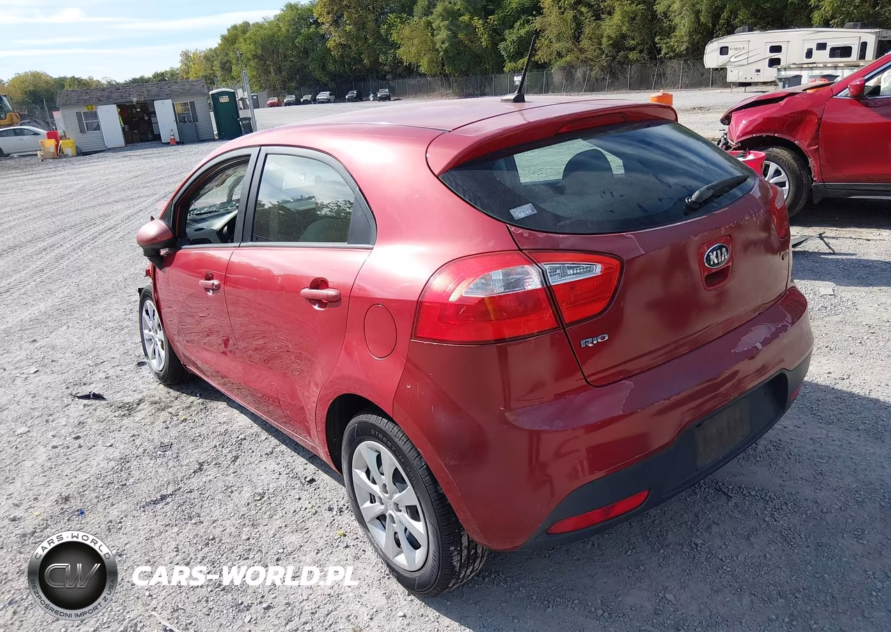 2013 Kia Rio Lx VIN:KNADM5A35D6172052 - 3