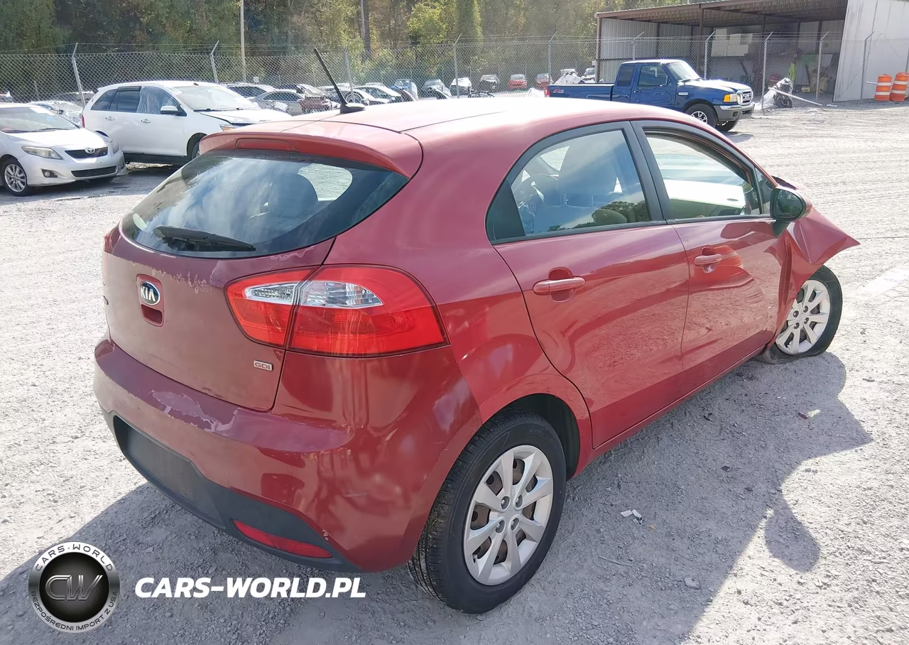 2013 Kia Rio Lx VIN:KNADM5A35D6172052 - 4