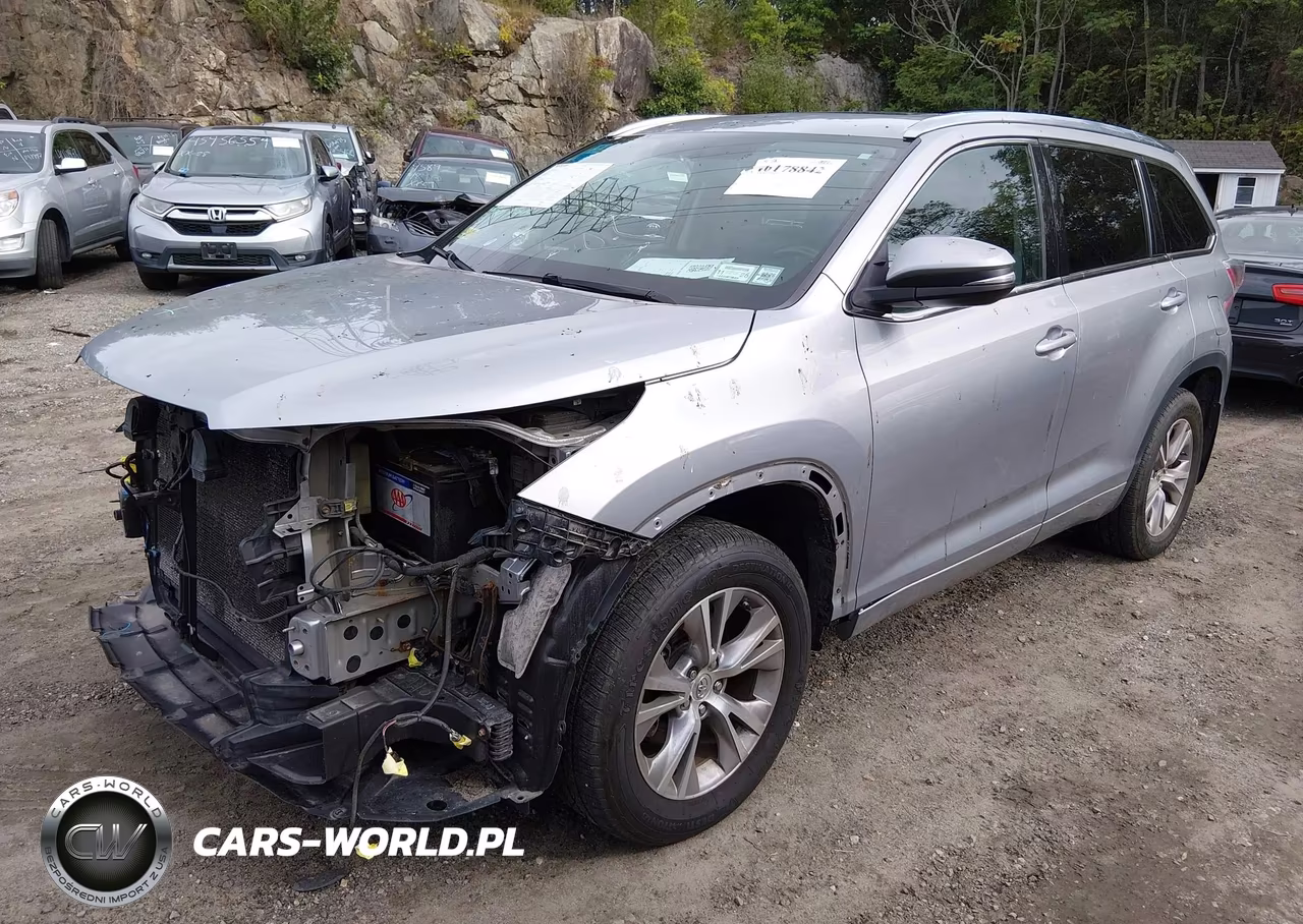 2015 Toyota Highlander Xle V6 VIN:5TDJKRFHXFS221272 - 2