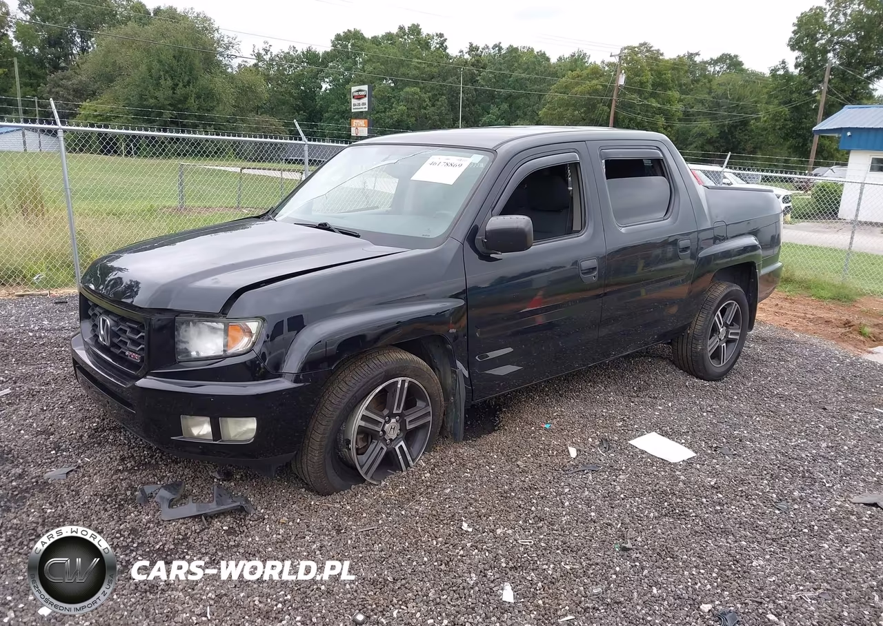2013 Honda Ridgeline Sport VIN:5FPYK1F77DB007954 - 2