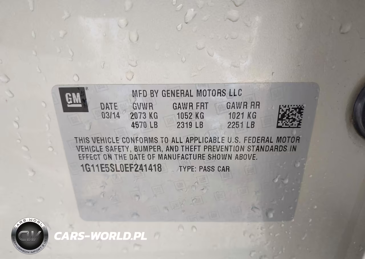 2014 Chevrolet Malibu 2Lt VIN:1G11E5SL0EF241418 - 9