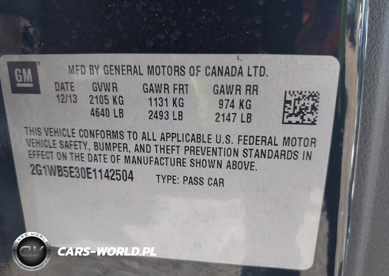 2014 Chevrolet Impala Limited Lt VIN:2G1WB5E30E1142504 - 9