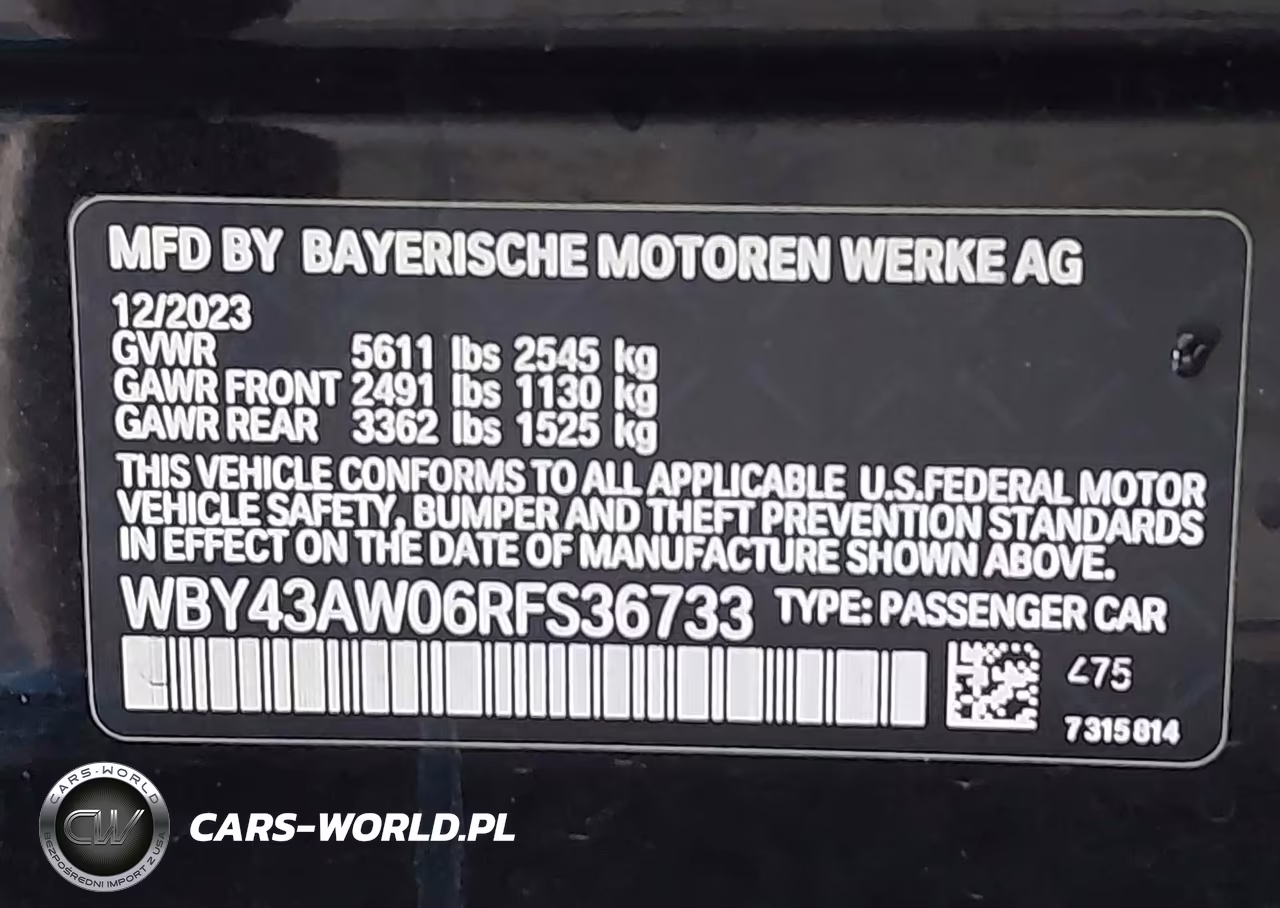 2024 BMW I4 Gran Coupe Edrive35 VIN:WBY43AW06RFS36733 - 9