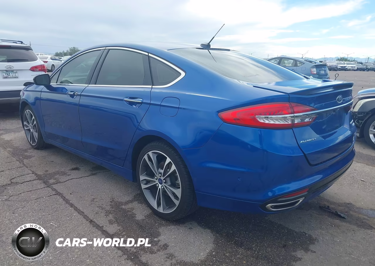 2018 Ford Fusion Titanium VIN:3FA6P0D91JR118578 - 3