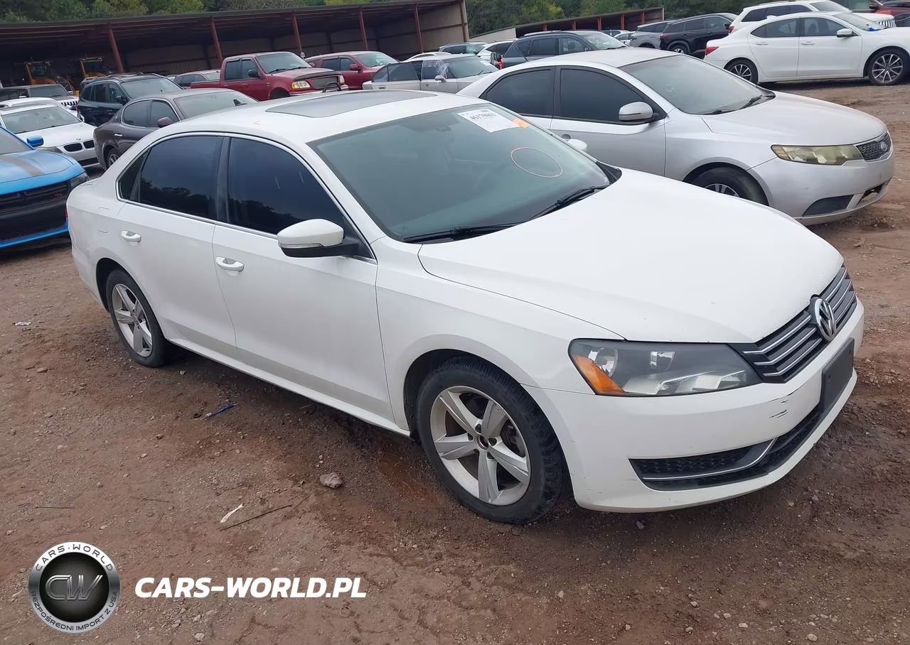 2013 Volkswagen Passat 2.5L Se VIN:1VWBP7A31DC060702 - 1