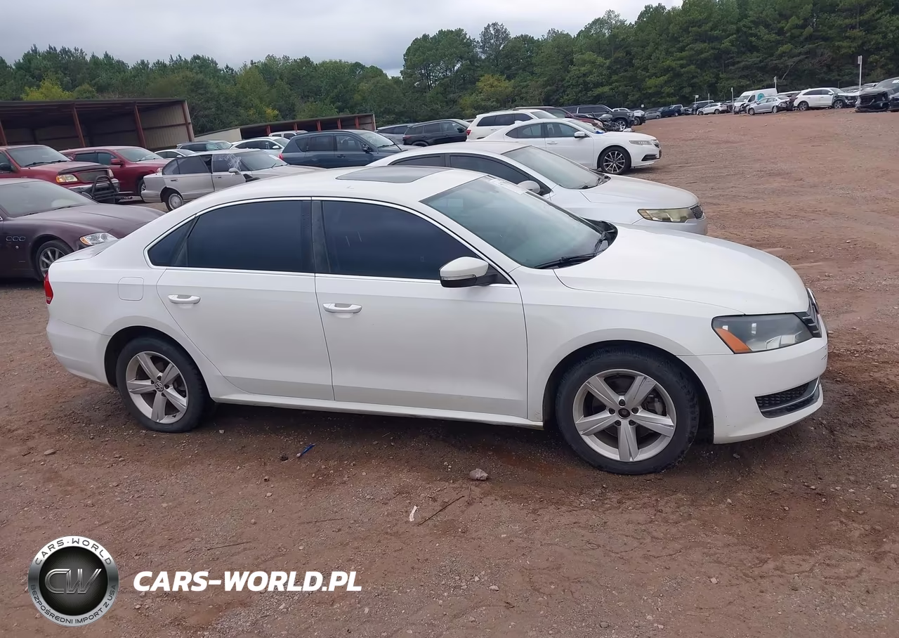 2013 Volkswagen Passat 2.5L Se VIN:1VWBP7A31DC060702 - 13