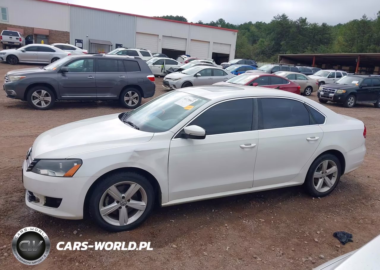 2013 Volkswagen Passat 2.5L Se VIN:1VWBP7A31DC060702 - 14