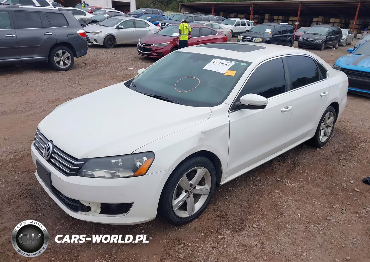 2013 Volkswagen Passat 2.5L Se VIN:1VWBP7A31DC060702 - 2