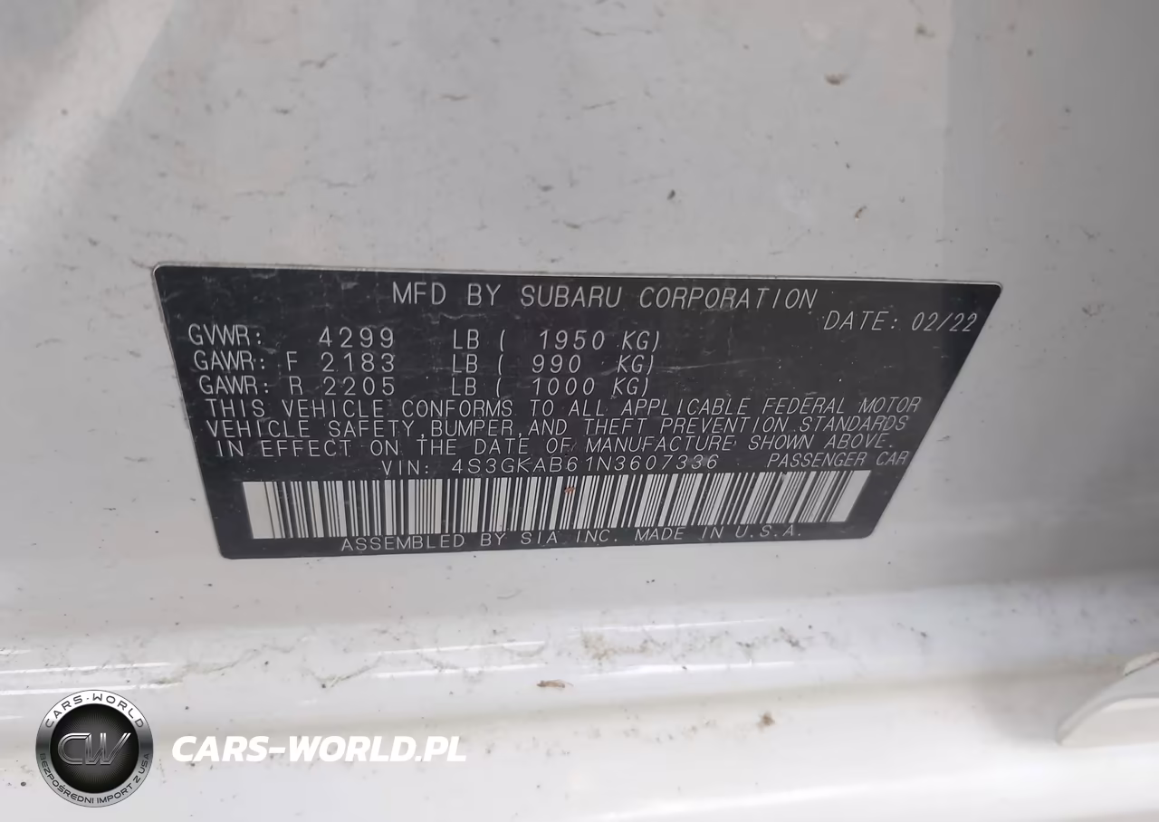 2022 Subaru Impreza Base VIN:4S3GKAB61N3607336 - 9