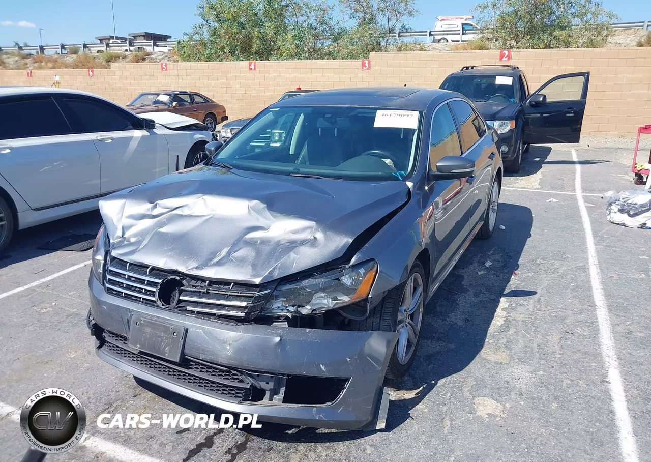 2015 Volkswagen Passat 2.0L Tdi Se VIN:1VWBV7A39FC085453 - 2