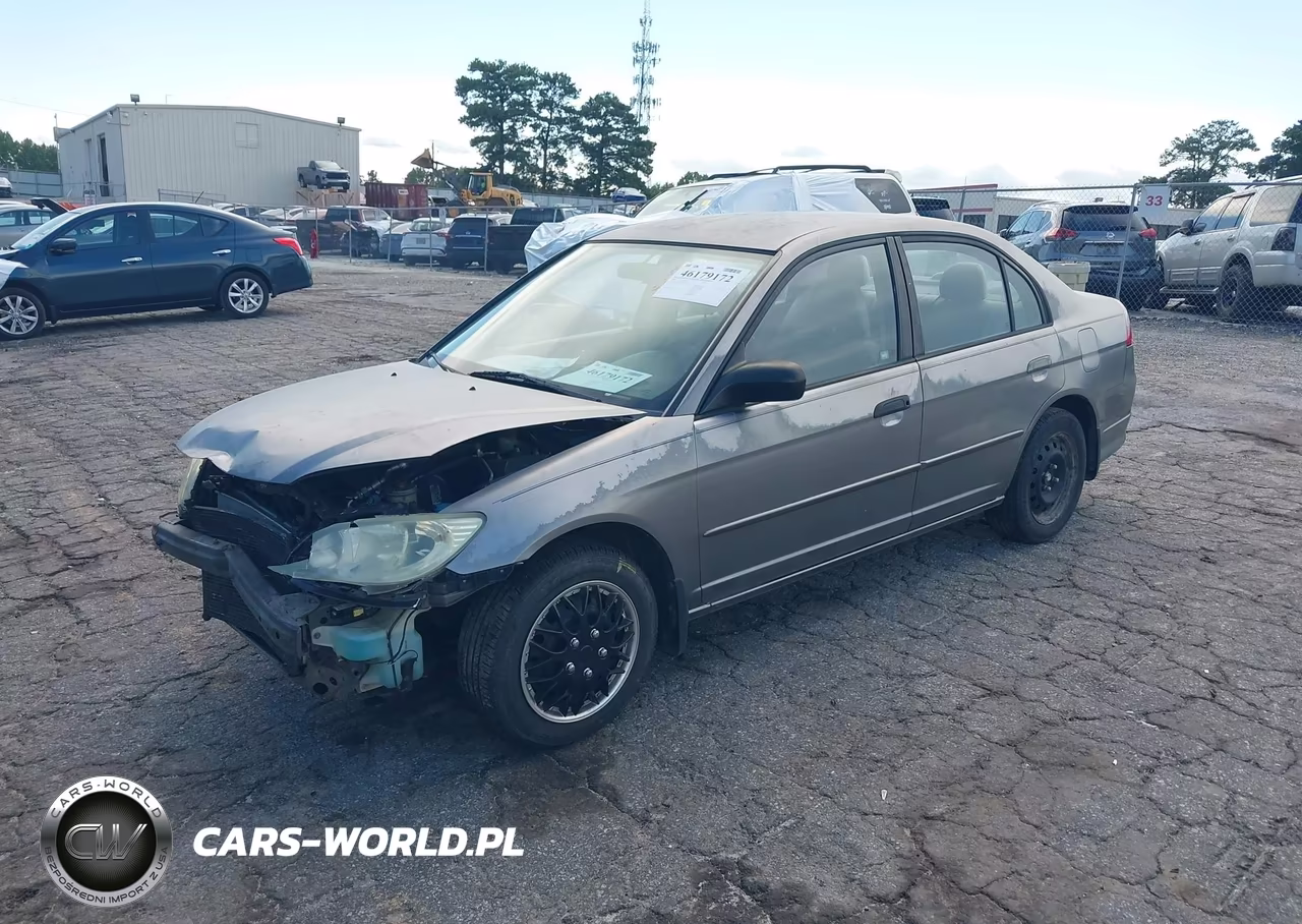 2004 Honda Civic Lx VIN:2HGES16584H509569 - 2