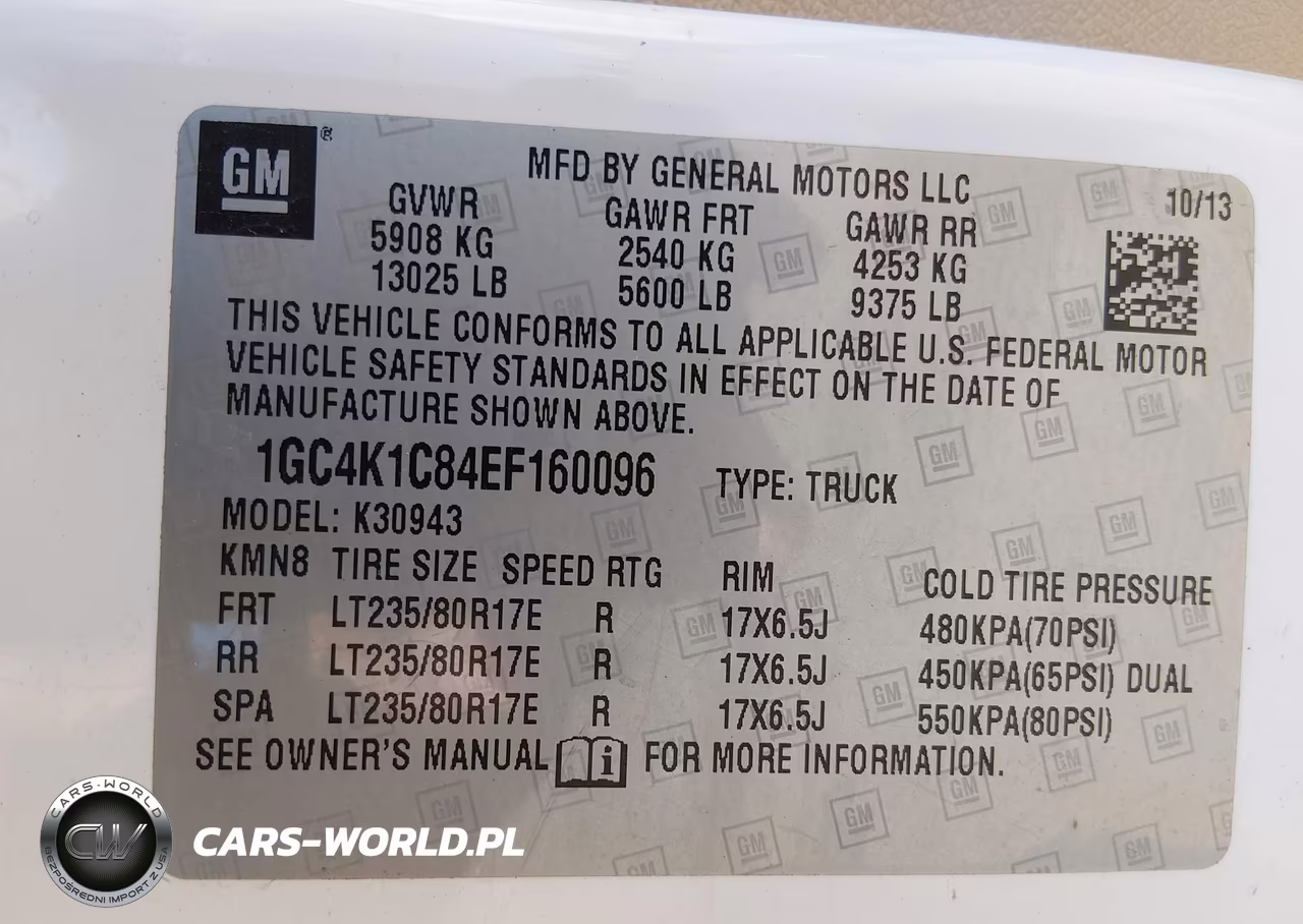 2014 Chevrolet Silverado 3500Hd Ltz VIN:1GC4K1C84EF160096 - 8
