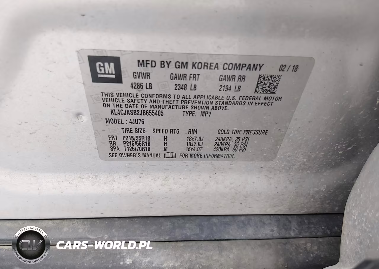 2018 Buick Encore Preferred VIN:KL4CJASB2JB655405 - 9