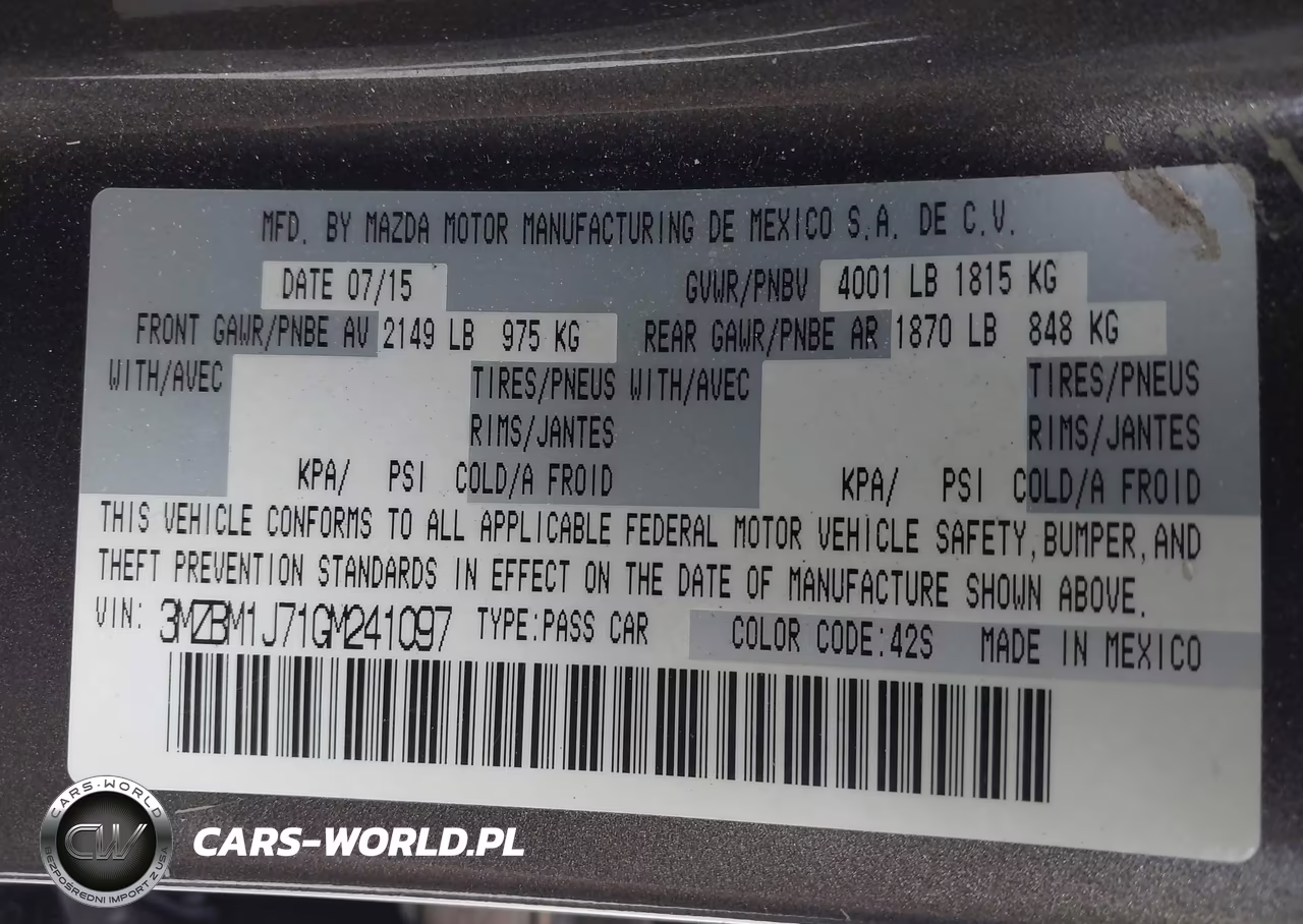 2016 Mazda Mazda3 I Sport VIN:3MZBM1J71GM241097 - 9