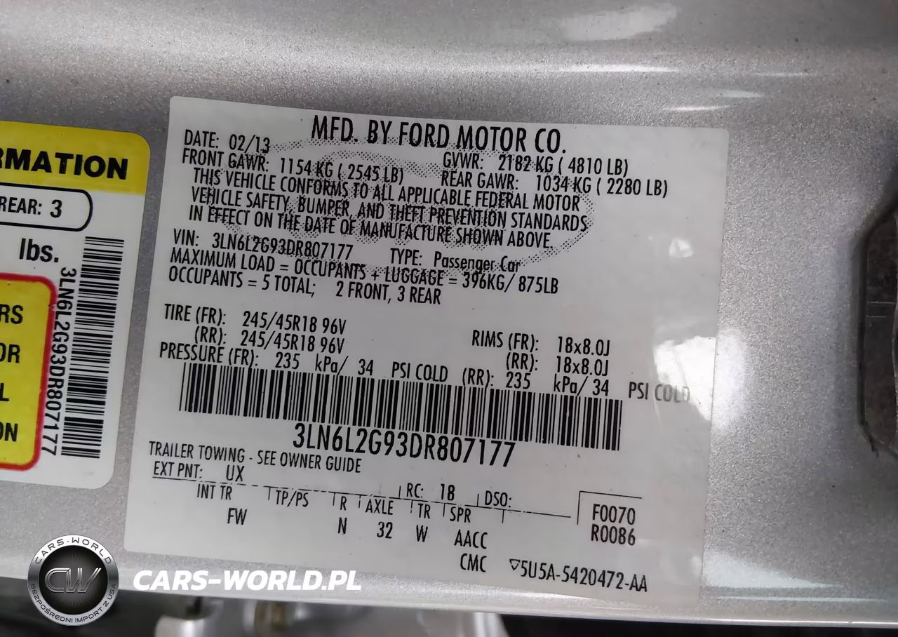2013 Lincoln Mkz VIN:3LN6L2G93DR807177 - 9
