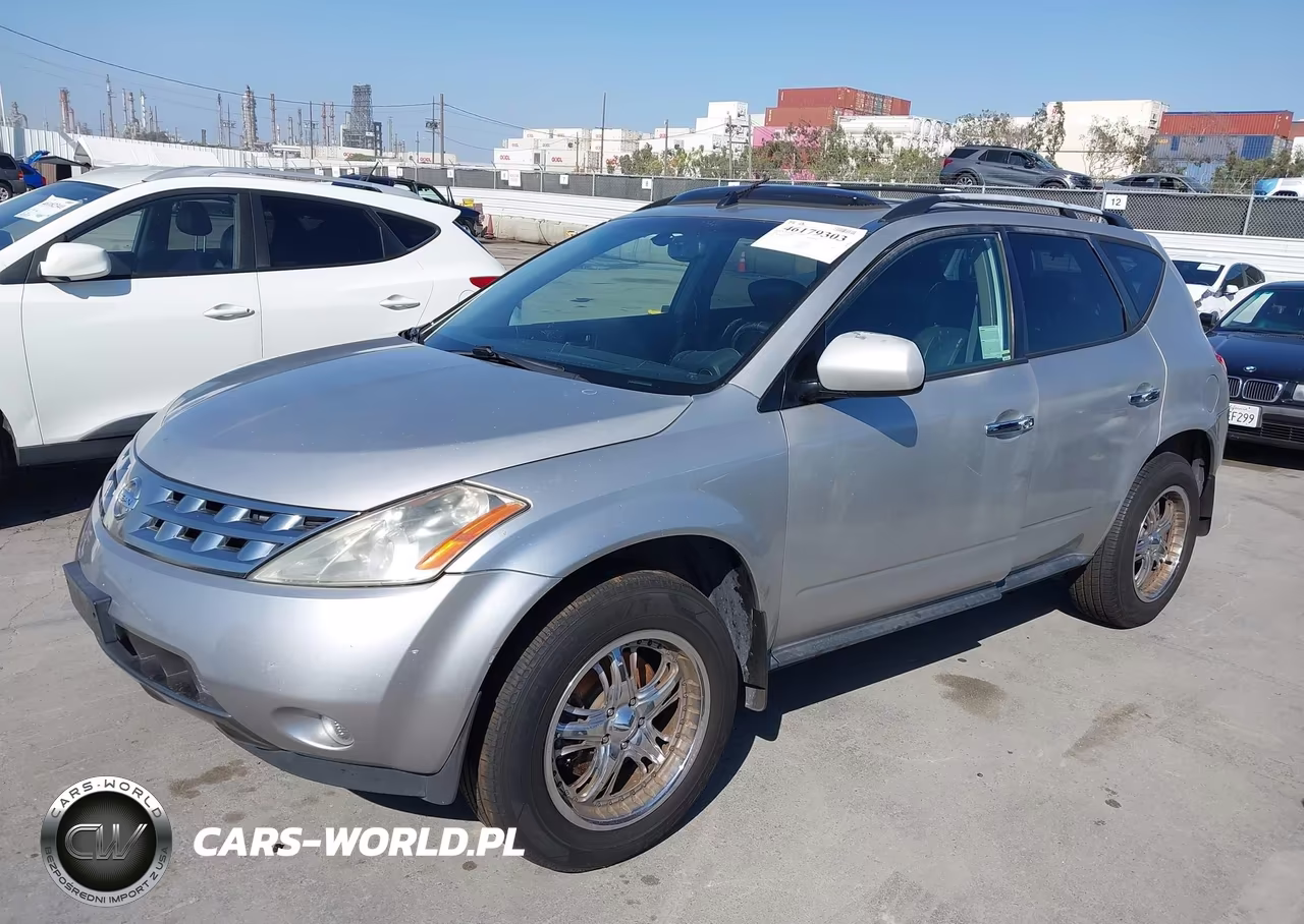 2004 Nissan Murano Se VIN:JN8AZ08T44W201643 - 2