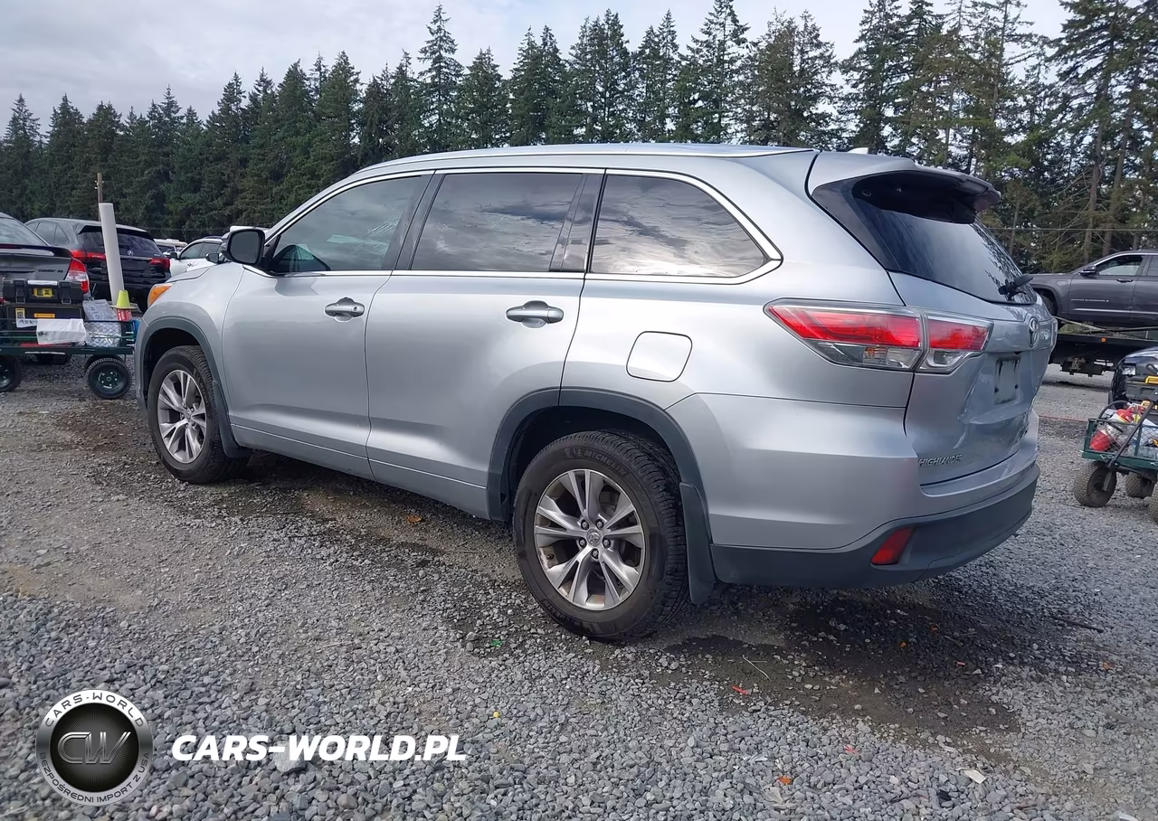 2015 Toyota Highlander Xle V6 VIN:5TDJKRFH2FS176053 - 3