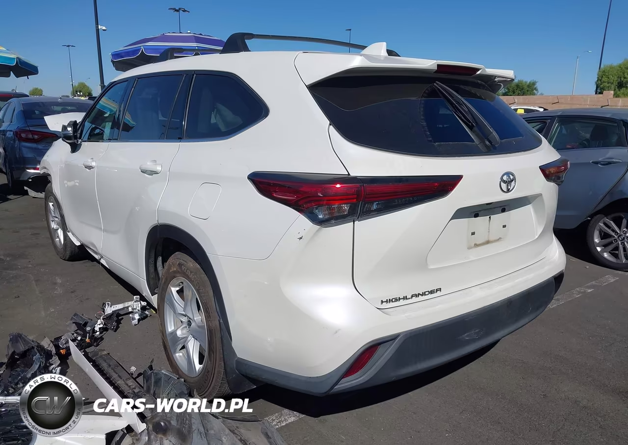 2021 Toyota Highlander Le VIN:5TDZZRAH9MS525499 - 3