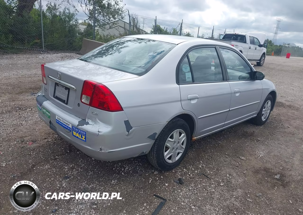 2003 Honda Civic Lx VIN:1HGES15593L031147 - 4
