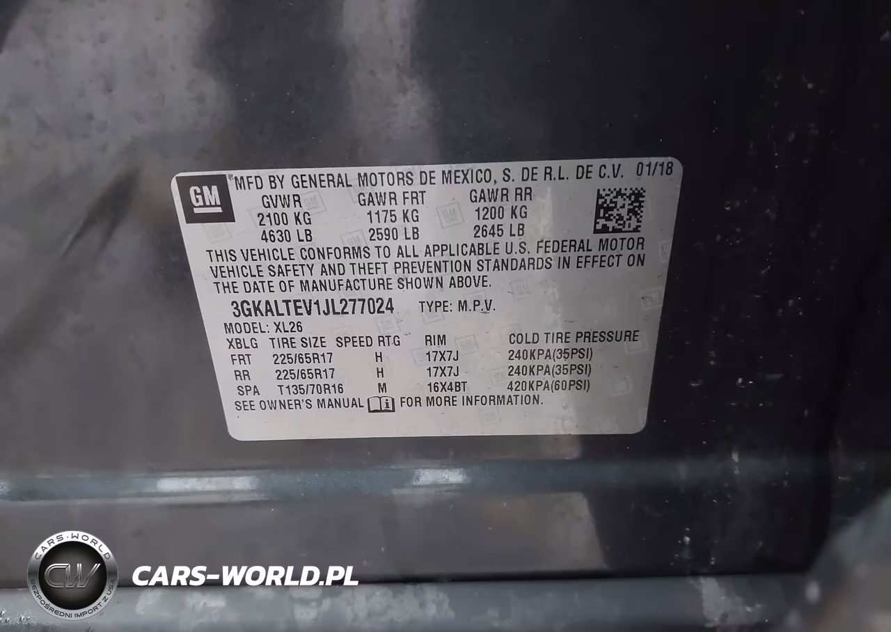 2018 GMC Terrain Sle VIN:3GKALTEV1JL277024 - 9