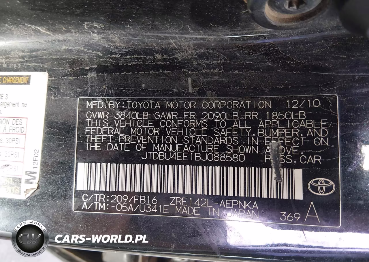 2011 Toyota Corolla Le VIN:JTDBU4EE1BJ088580 - 9