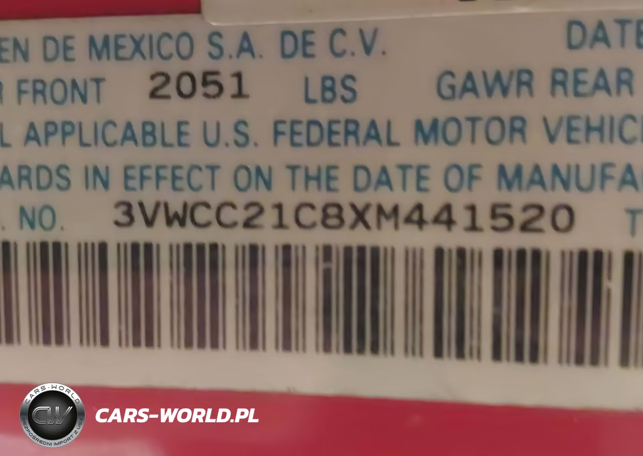 1999 Volkswagen New Beetle Gls VIN:3VWCC21C8XM441520 - 9