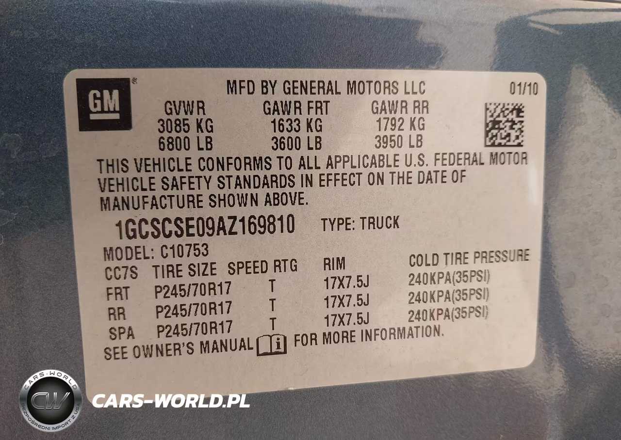2010 Chevrolet Silverado 1500 Lt VIN:1GCSCSE09AZ169810 - 9